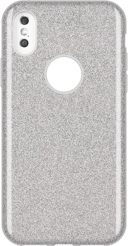 Apple iPhone XR Case - Silver - Glitter Back Cover