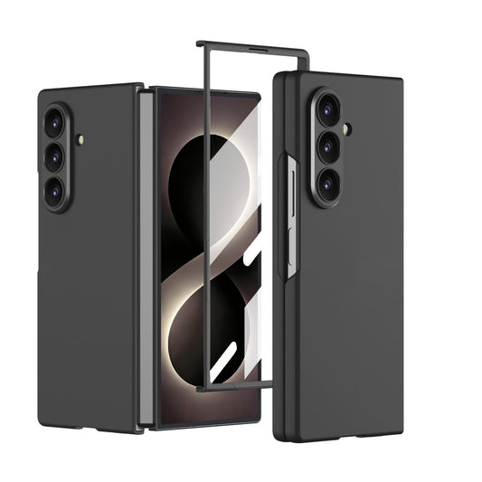 Samsung Galaxy Z Fold8 Ultra Hoesje - Zwart - Ultradun Back Cover met Ingebouwde Screenprotector