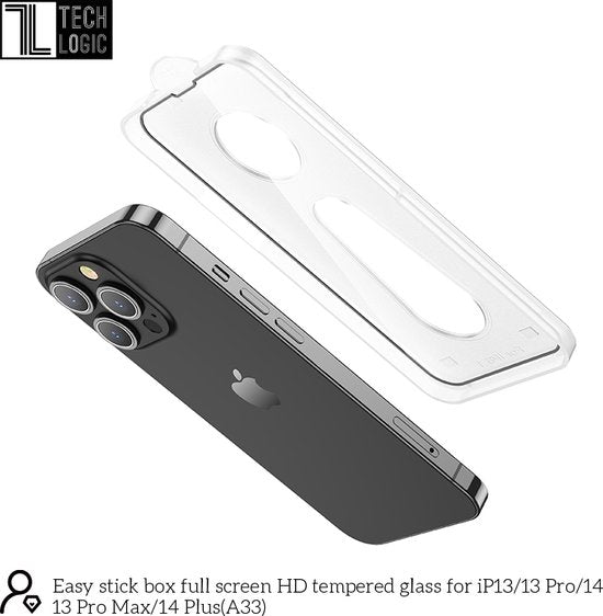 Apple iPhone 14 / 13 Pro / 13 Screenprotector - Full Cover - 1 Stuk