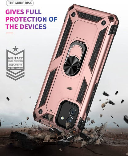 Samsung Galaxy A03 Hoesje - Roségoud - Armor Kickstand Back Cover