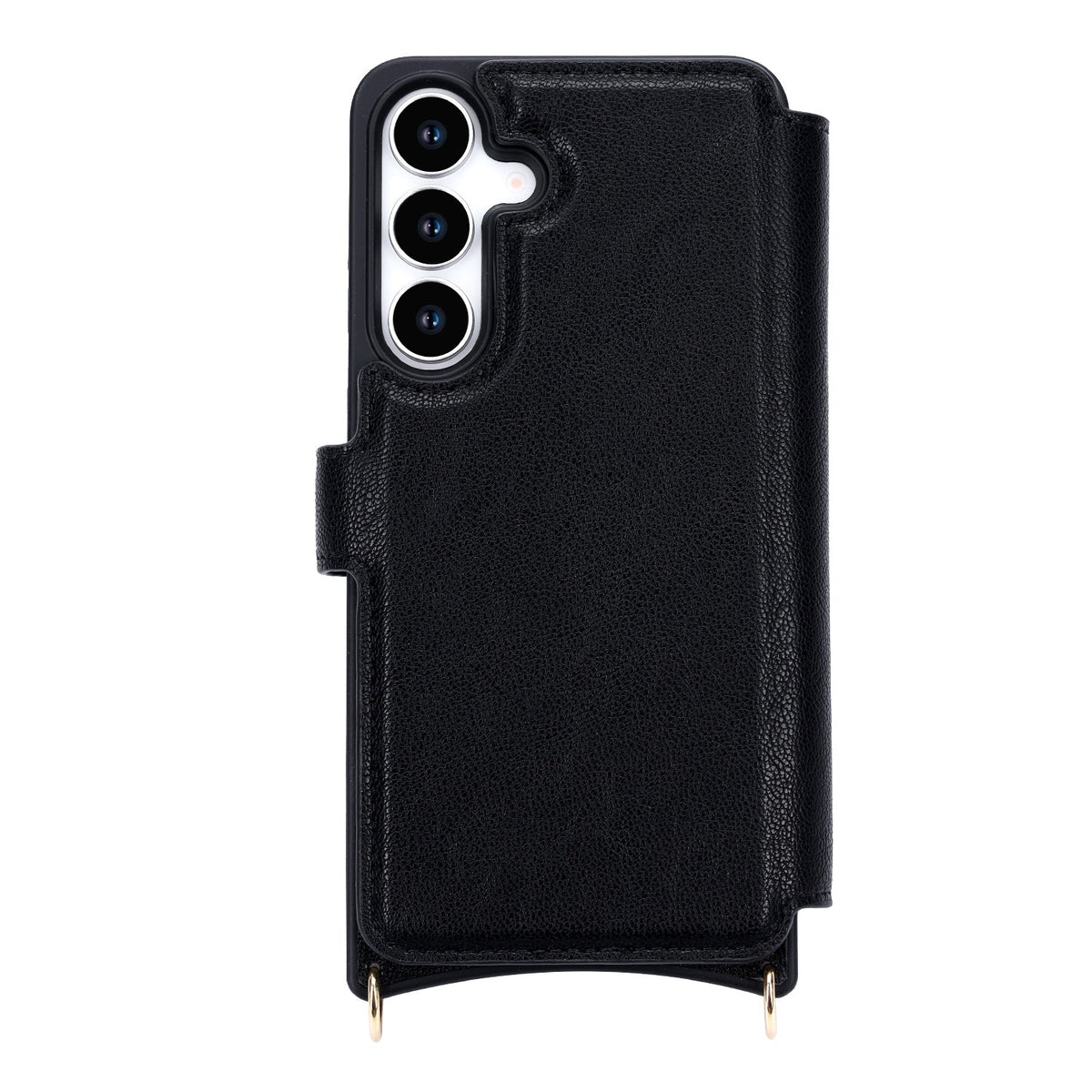 Samsung Galaxy S25 Hoesje - Zwart - CM Amsterdam Back Cover met Telefoonkoord