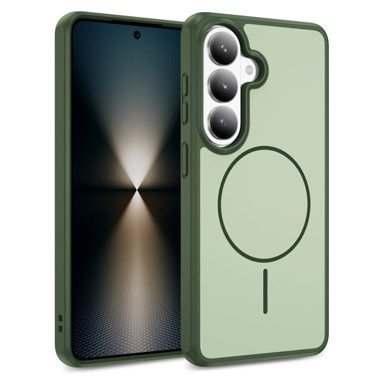 Samsung Galaxy A57 Case - Green - Minimalist MagSafe Back Cover