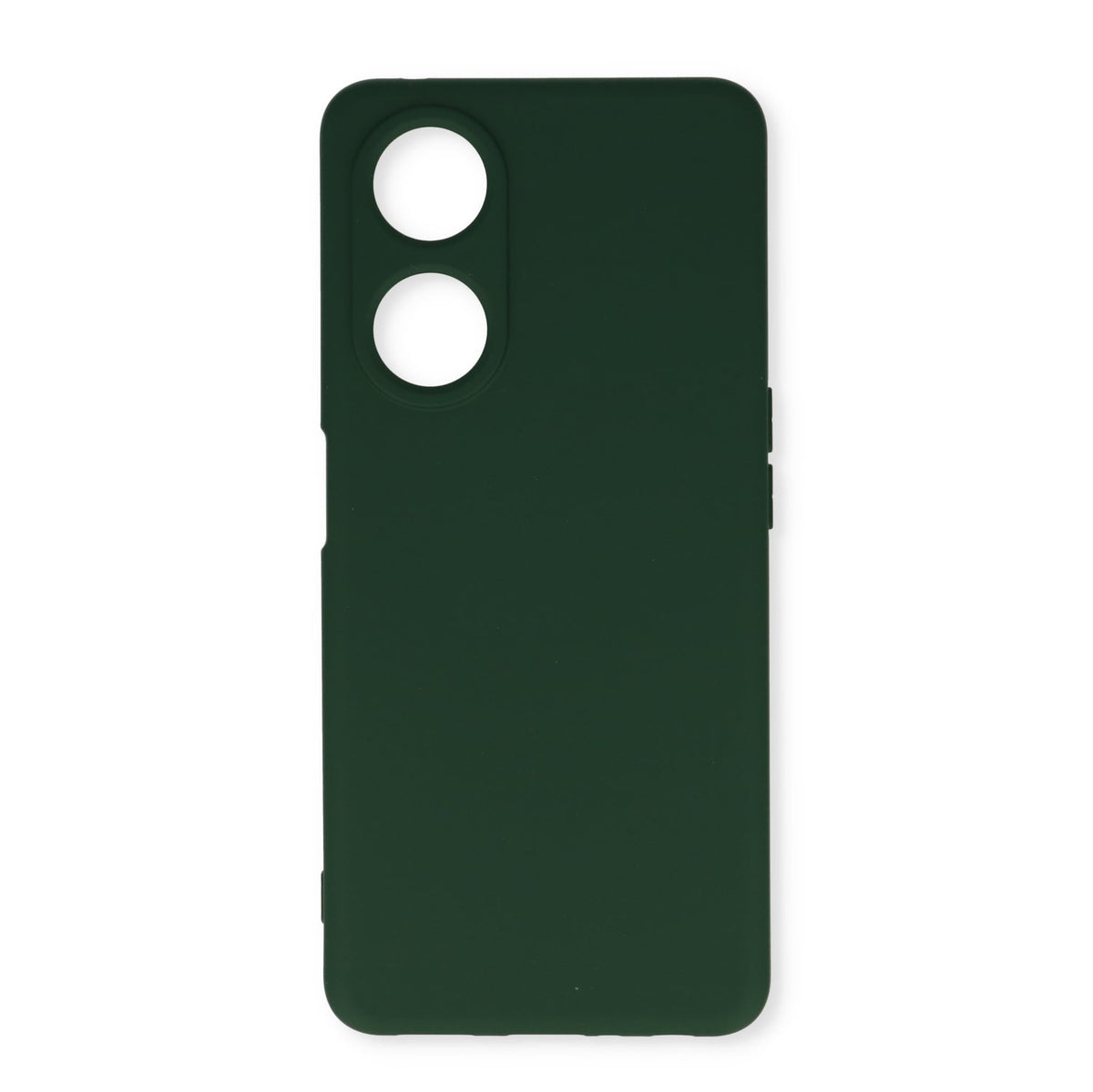 Oppo A38 Hoesje - Groen - Siliconen Back Cover met Telefoonkoord