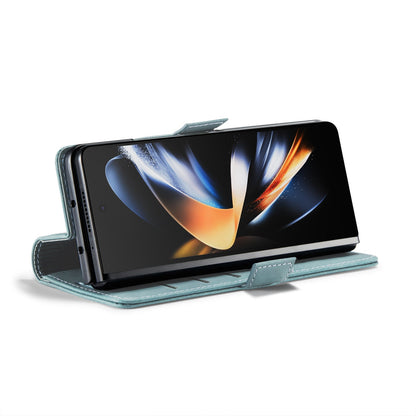 Samsung Galaxy Z Fold 5 Hoesje - Aqua Blue - Dunne Bookcase