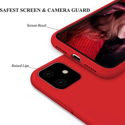 Apple iPhone 11 Hoesje - Rood - Siliconen Back Cover