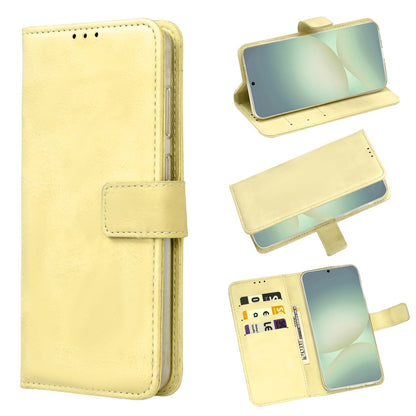Étui pour Samsung Galaxy S25 FE - Jaune - Étui portefeuille