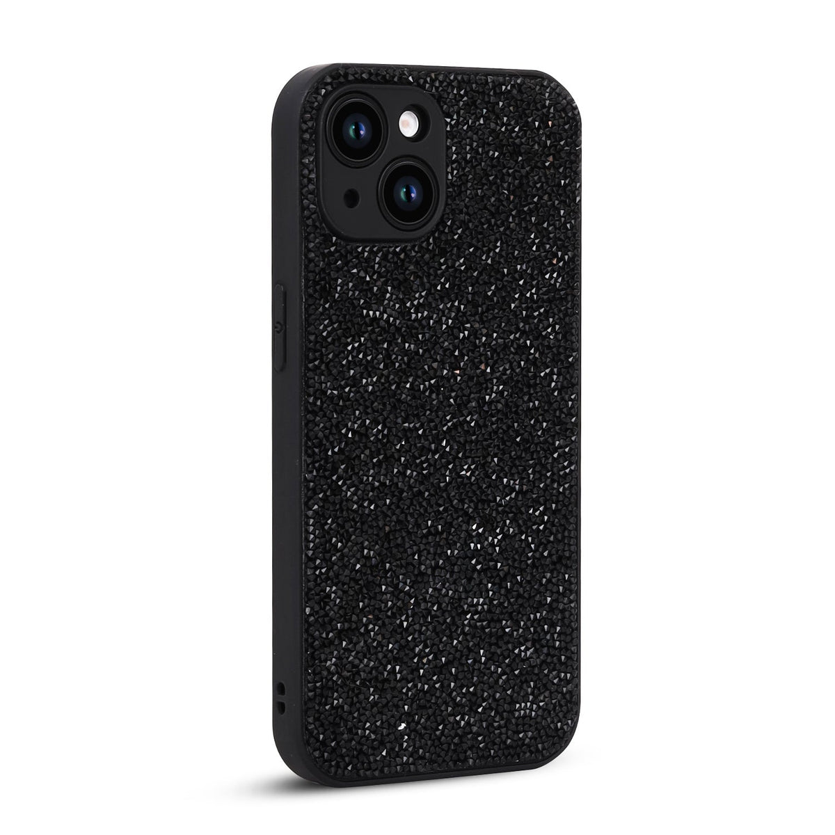 iPhone 11 Hoesje - Zwart - Diamant Glitter Back Cover