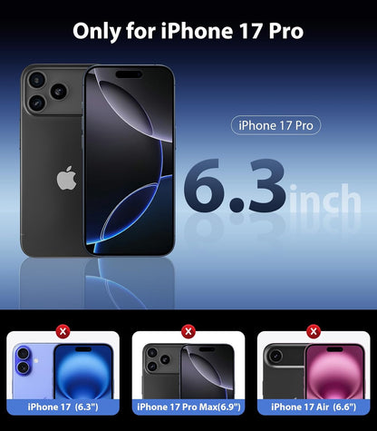 Coque iPhone 17 Pro - Transparente - Étui arrière anti-chocs