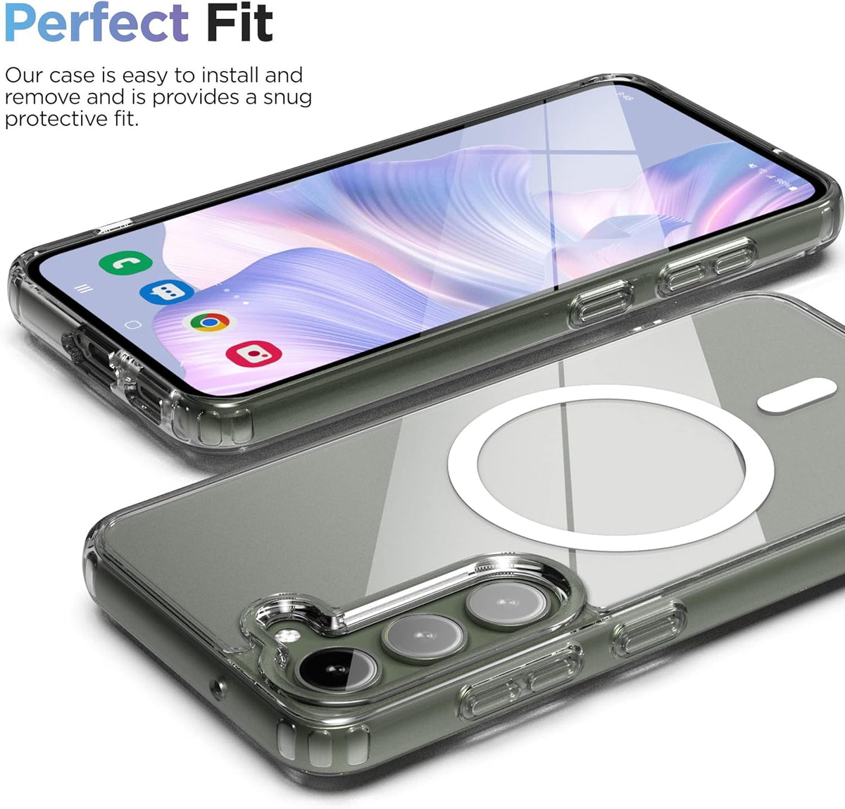 Samsung Galaxy S23 Plus Hoesje - Transparant - Anti-Shock MagSafe Back Cover