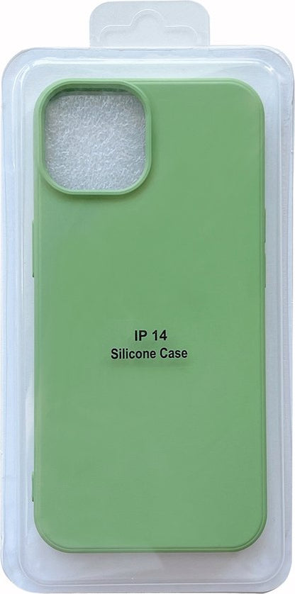 Apple iPhone 14 Plus Hülle - Grün - Mikrofaser Silikon Backcover