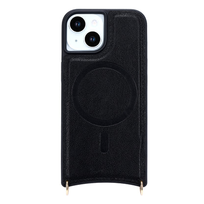 Apple iPhone 15 Hoesje - Zwart - 'Amsterdam' Magnetische Wallet Case met Pasjeshouders en