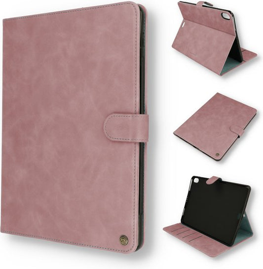 Samsung Galaxy Tab S7 FE Tablet Case - Pale Pink - Rotating Folio Case