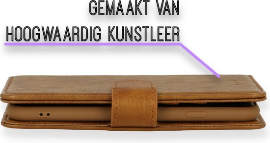 Apple iPhone SE (2020) Hoesje - Bruin - Luxe Bookcase