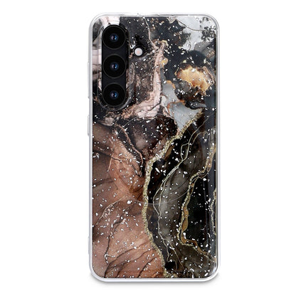 Samsung Galaxy S25 Plus Hoesje - Zwart - Marmer MagSafe Back Cover