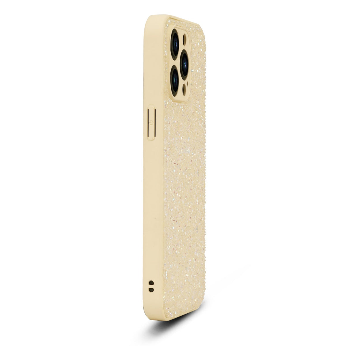 Apple iPhone 12 Pro Hoesje - Goud - Diamant Glitter Back Cover