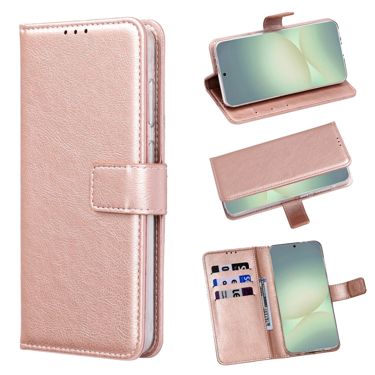 Samsung Galaxy A37 Hoesje - Rosegoud - Bookcase