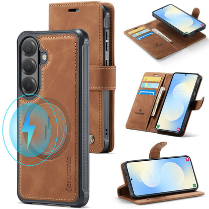 Samsung Galaxy S26 Plus Hoesje - Sienna Brown - 2 in 1 MagSafe Bookcase