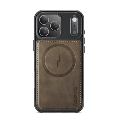 Apple iPhone 17 Pro Max Hoesje - Mahogany Brown - Luxe 2 in 1 MagSafe Bookcase