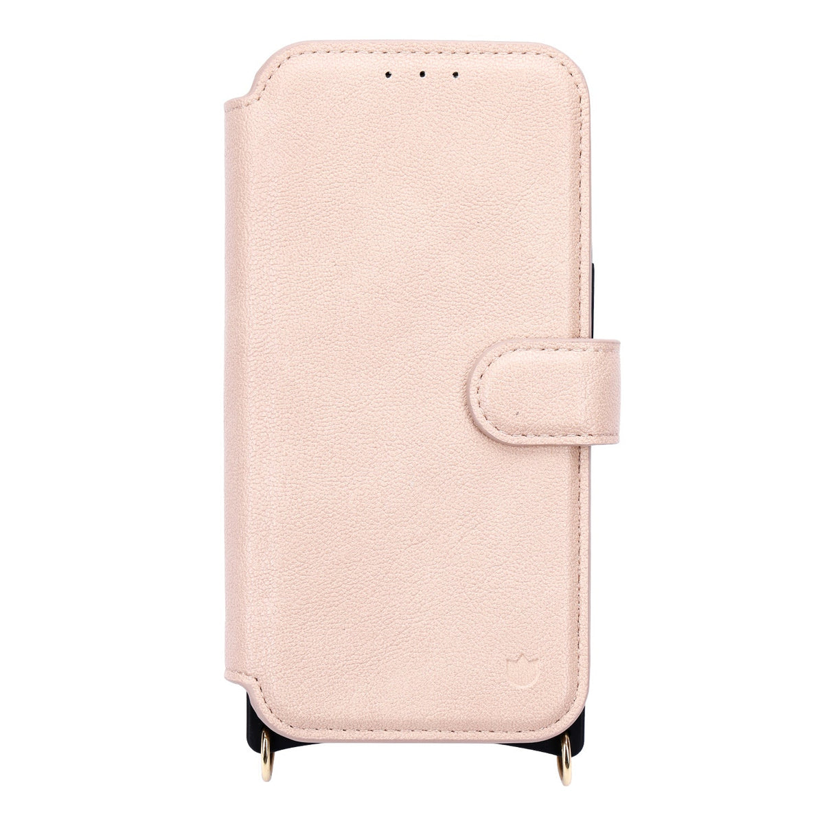 Apple iPhone 16 Pro Hoesje - Roze - CM Amsterdam Back Cover met Telefoonkoord