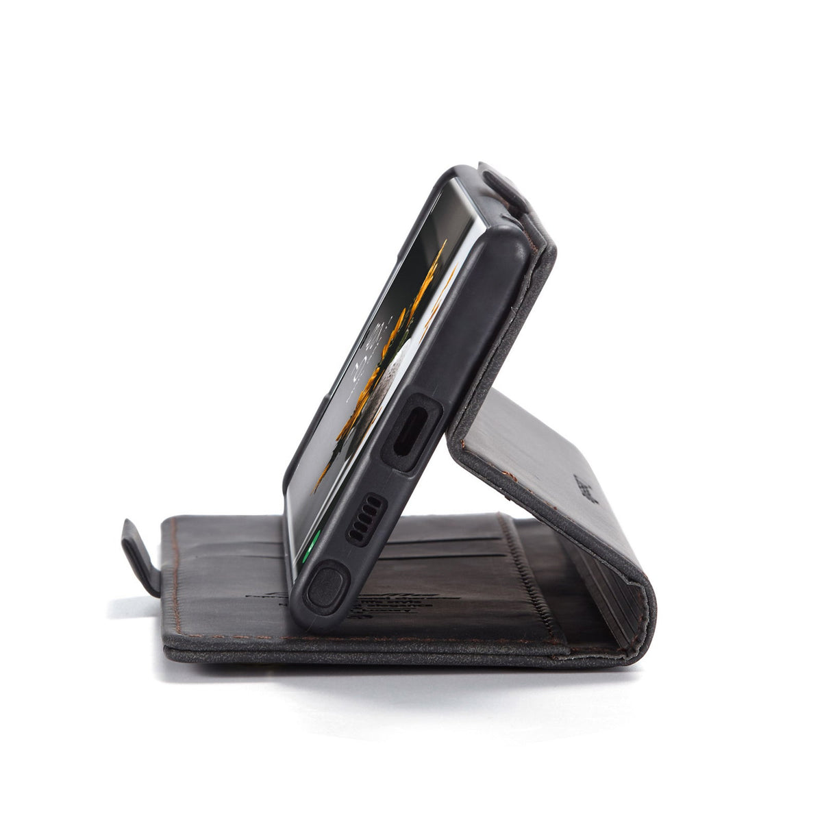 Samsung Galaxy S24 Ultra Case - Charcoal Gray - Slim Wallet Case