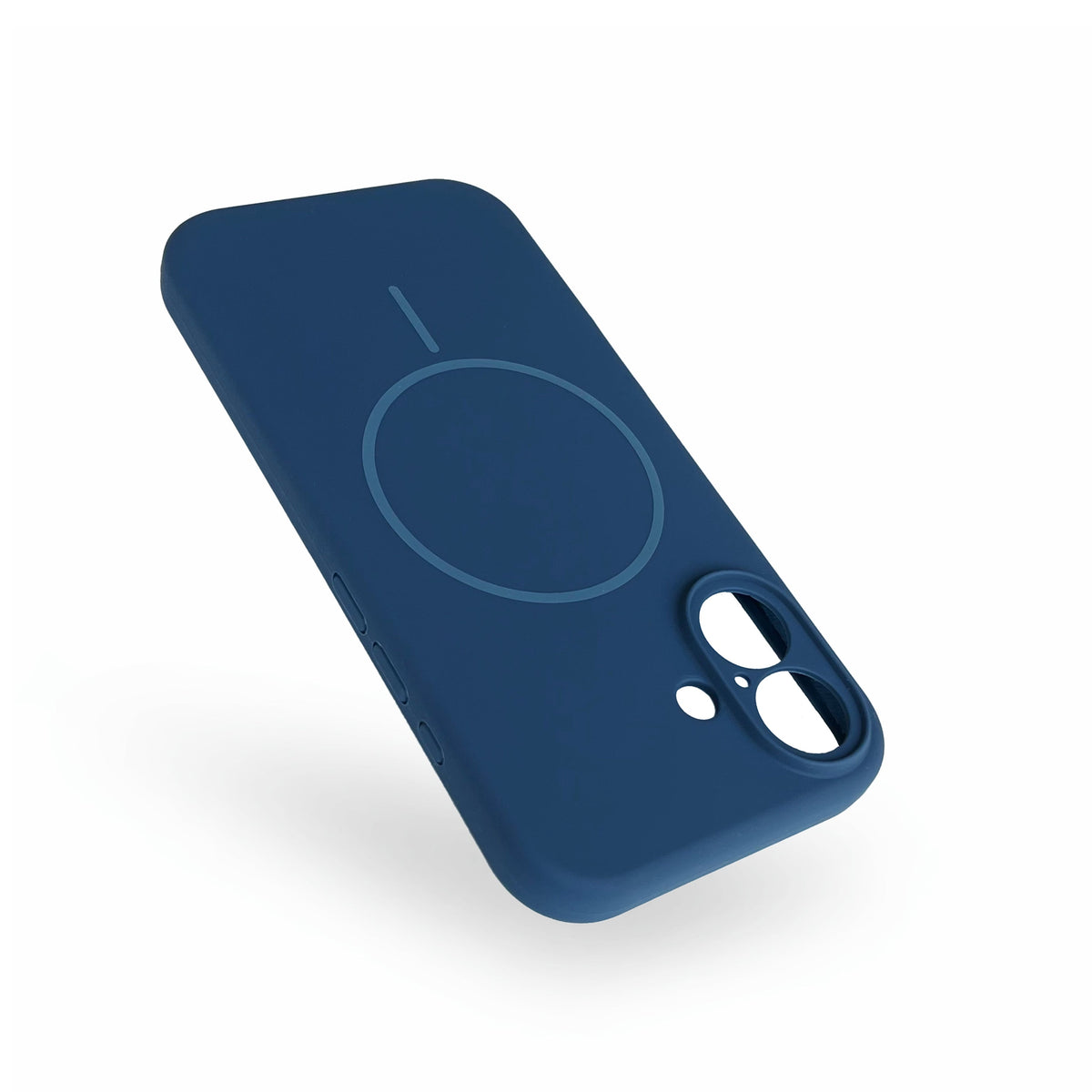 Apple iPhone 16 Hoesje - Blauw - Liquid Siliconen MagSafe Back Cover