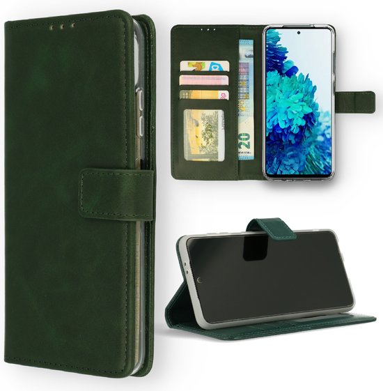OPPO A57 Hoesje - Groen - Bookcase
