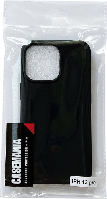 Apple iPhone 13 Pro Hoesje - Zwart - Matte Siliconen Back Cover