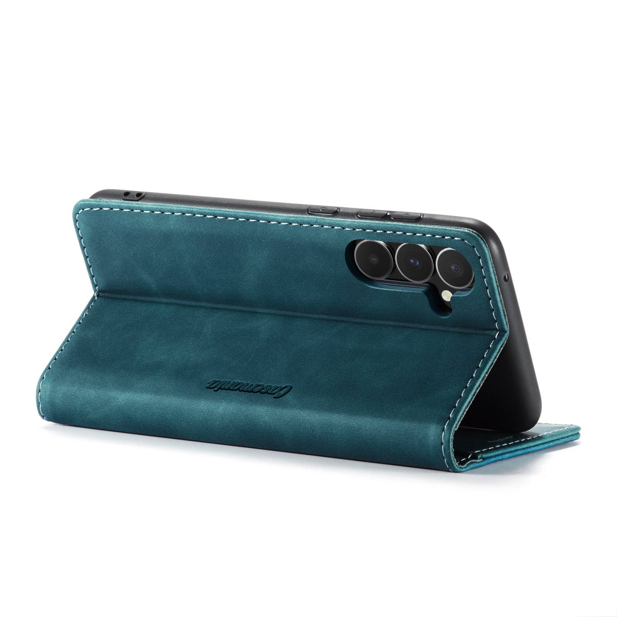 Samsung Galaxy A37 Hoesje - Emerald Green - Dunne Bookcase