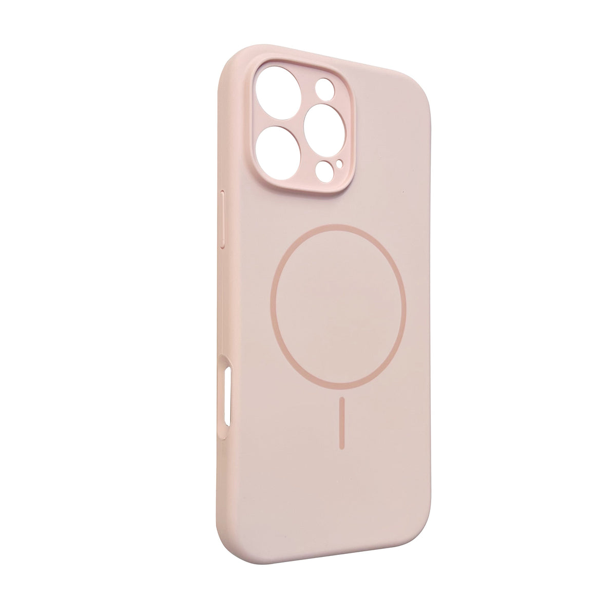 Apple iPhone 16 Pro Max Hülle - Rosa - Liquid-Silikon-MagSafe-Backcover
