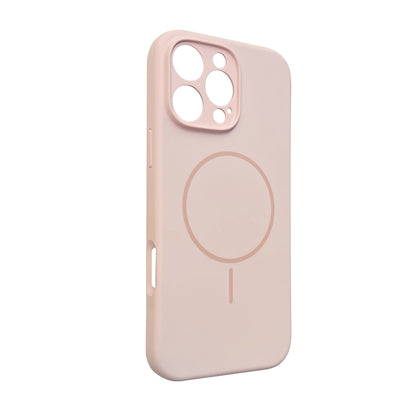 Apple iPhone 16 Pro Max Hülle - Rosa - Liquid-Silikon-MagSafe-Backcover