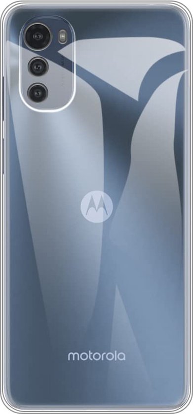 Motorola Moto E32 Hoesje - Zwart - Siliconen Back Cover met Telefoonkoord