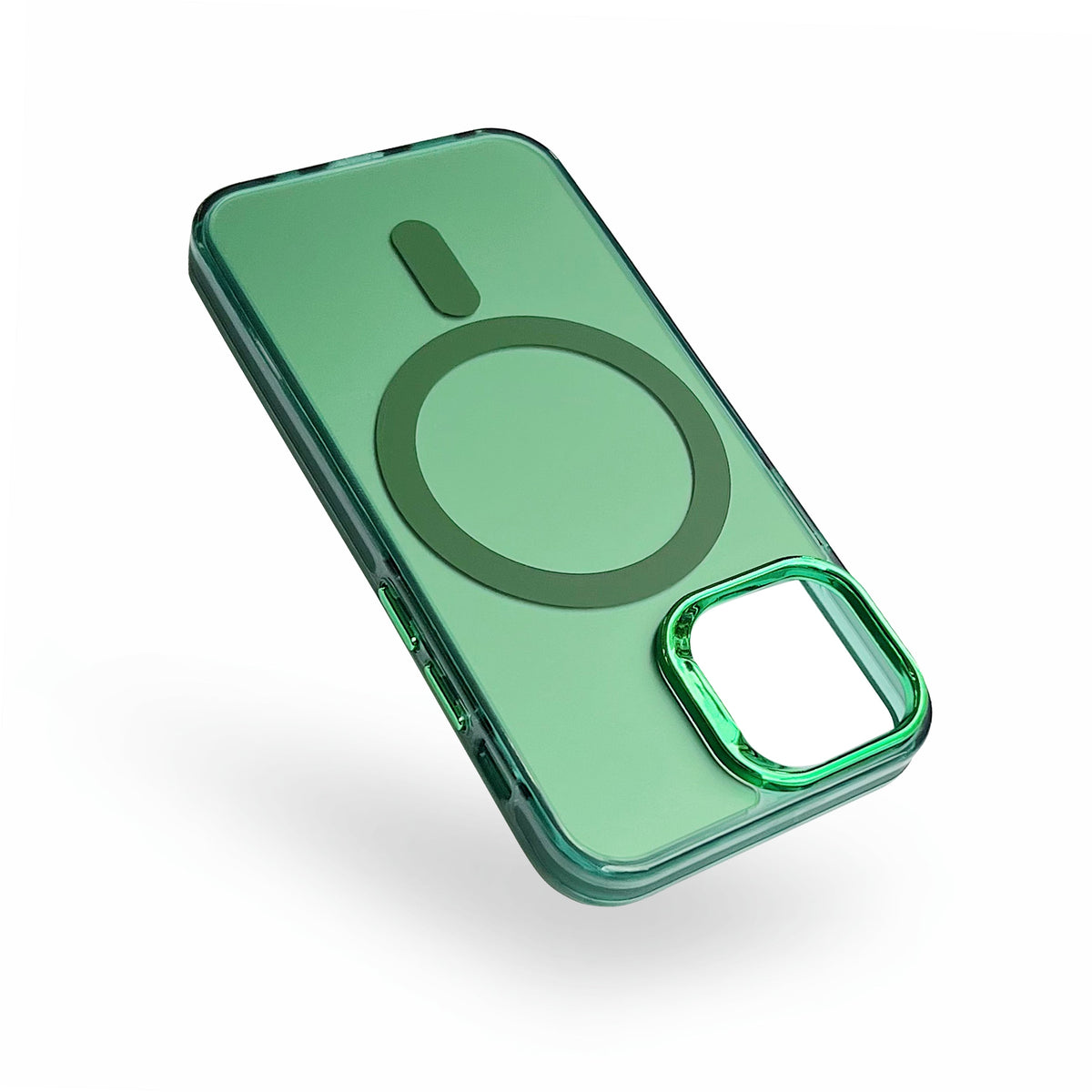 iPhone 12 Hoesje - Groen - Fusion Armor MagSafe Back Cover