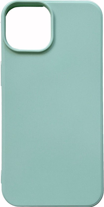 Apple iPhone 14 Hülle - Türkis - Mikrofaser Silikon Backcover