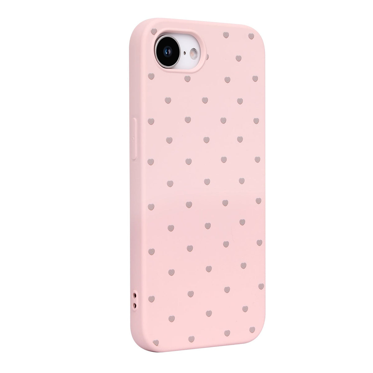 Apple iPhone 16e Case - Pink - Hearts Back Cover