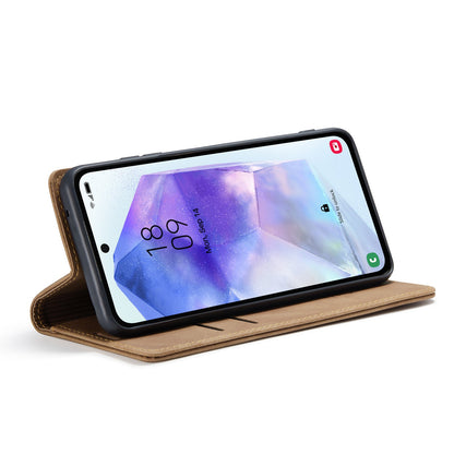 Samsung Galaxy S25 Plus Hoesje - Sienna Brown - Dunne Bookcase