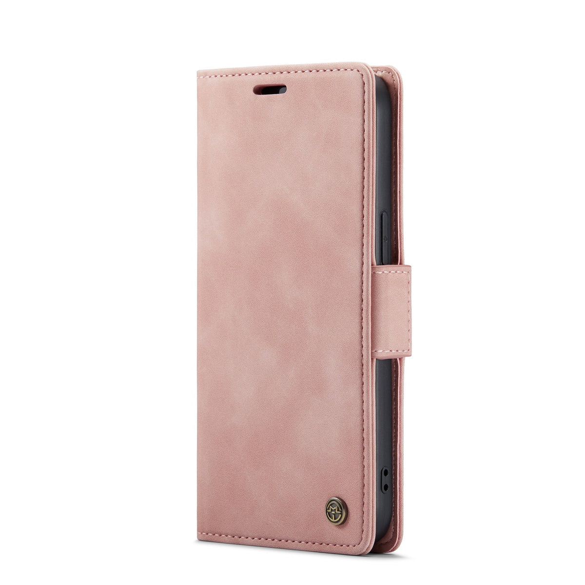 Apple iPhone 15 Pro Hülle - Pale Pink - Portemonnaie-MagSafe-Klapphülle mit Kartenfach