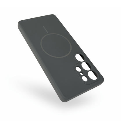 Samsung Galaxy S25 Ultra Case - Grey - Liquid Silicone MagSafe Back Cover
