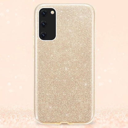 Coque Samsung Galaxy A72 - Or - Coque arrière à paillettes