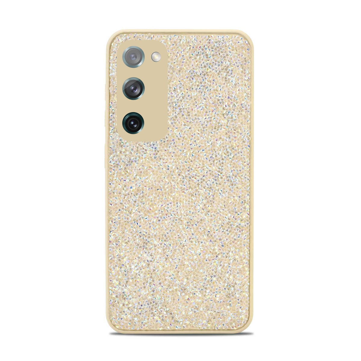 Samsung Galaxy S20 FE Hoesje - Goud - Diamant Glitter Back Cover