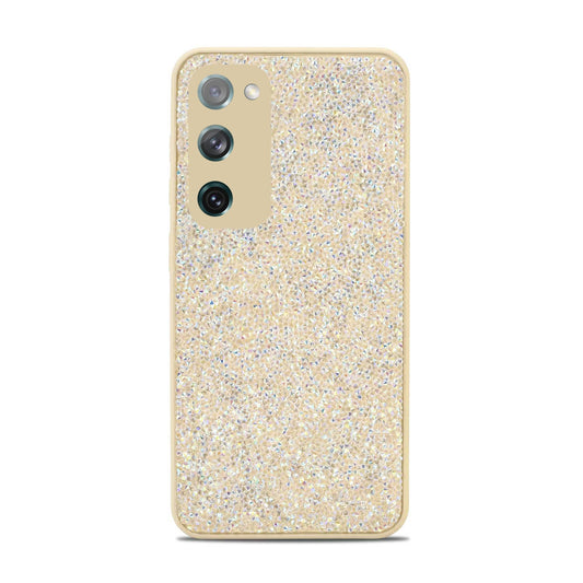 Samsung Galaxy S20 FE Hülle - Gold - Diamant-Glitzer-Backcover