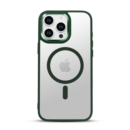 Apple iPhone 16 Pro Hoesje - Groen - Bumper MagSafe Back Cover