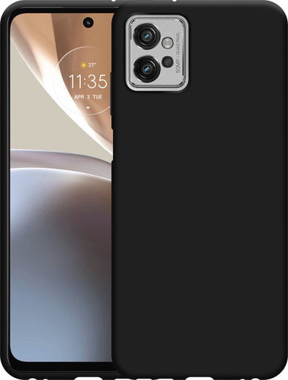 Motorola Moto G32 Hoesje - Zwart - Siliconen Back Cover