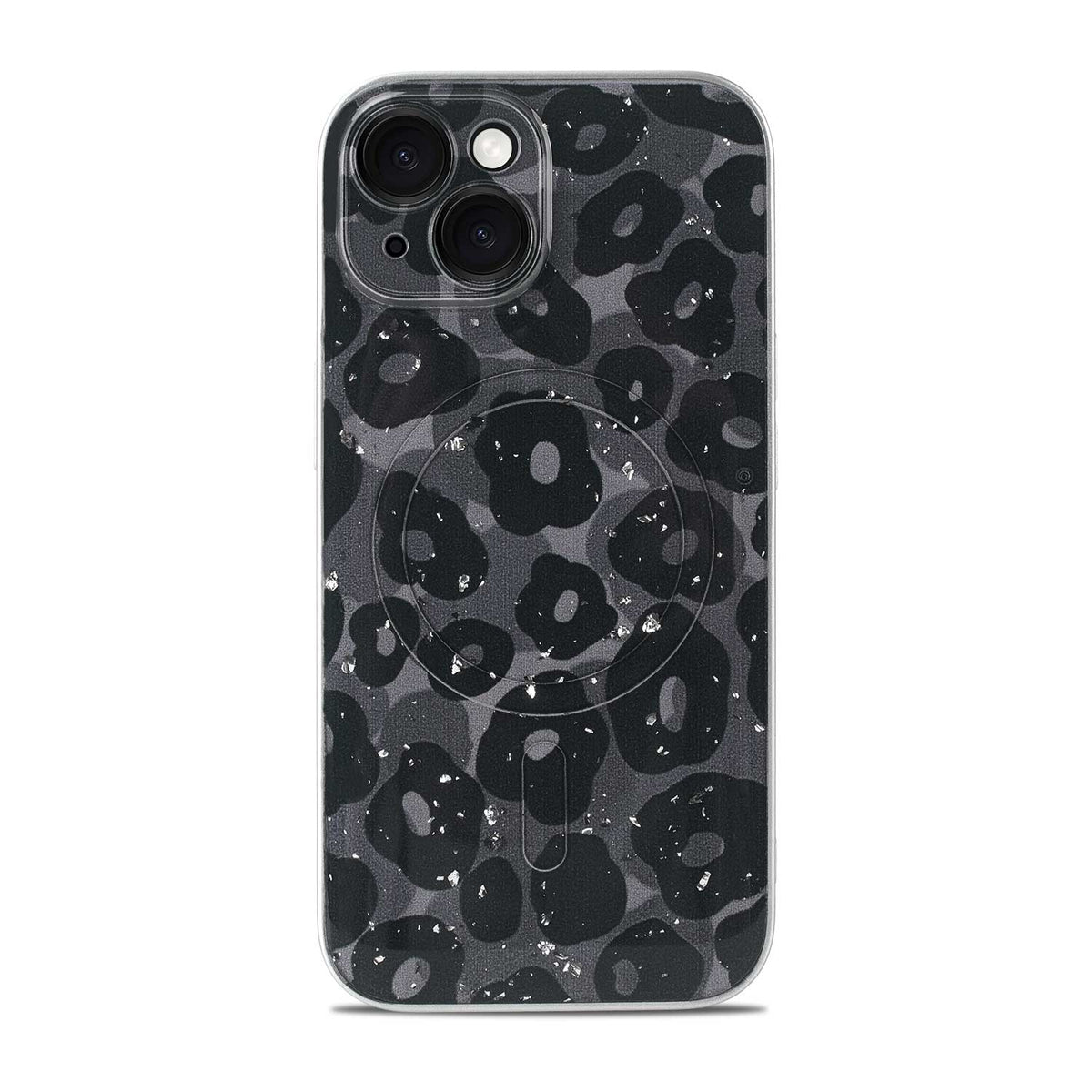 Apple iPhone 13 Case - Purple - Glitter MagSafe Back Cover