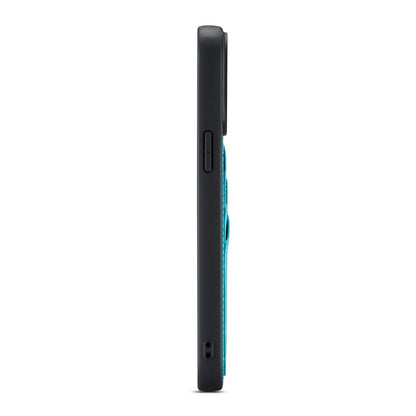 Apple iPhone 14 Pro Max Hoesje - Azure Blue - Back Cover met Pasjeshouder