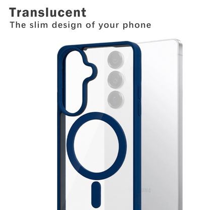 Samsung Galaxy S26 Hoesje - Blauw - Bumper MagSafe Back Cover