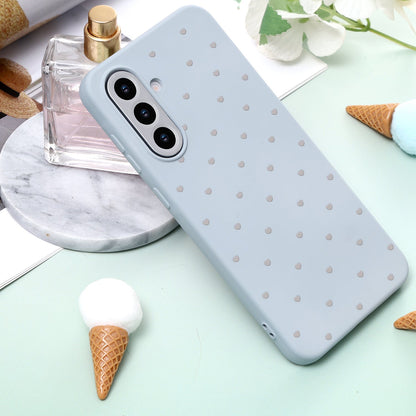 Samsung Galaxy A26 Hoesje - Blauw - Hartjes Back Cover