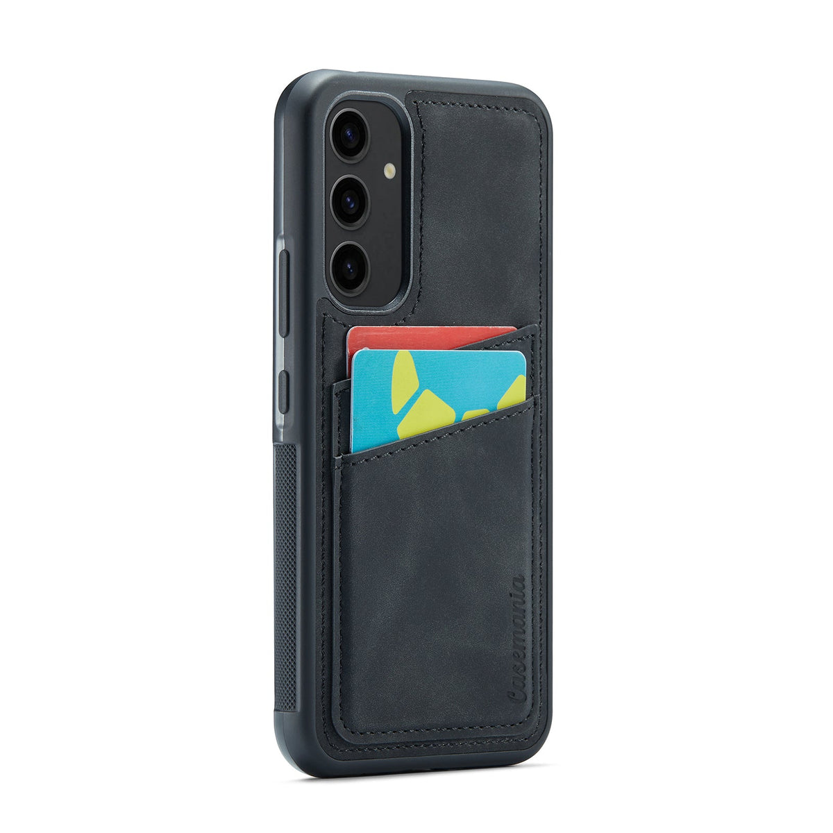 Samsung Galaxy A56 Hoesje - Charcoal Grey - Back Cover met Pasjeshouder