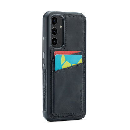 Samsung Galaxy A56 Hoesje - Charcoal Grey - Back Cover met Pasjeshouder