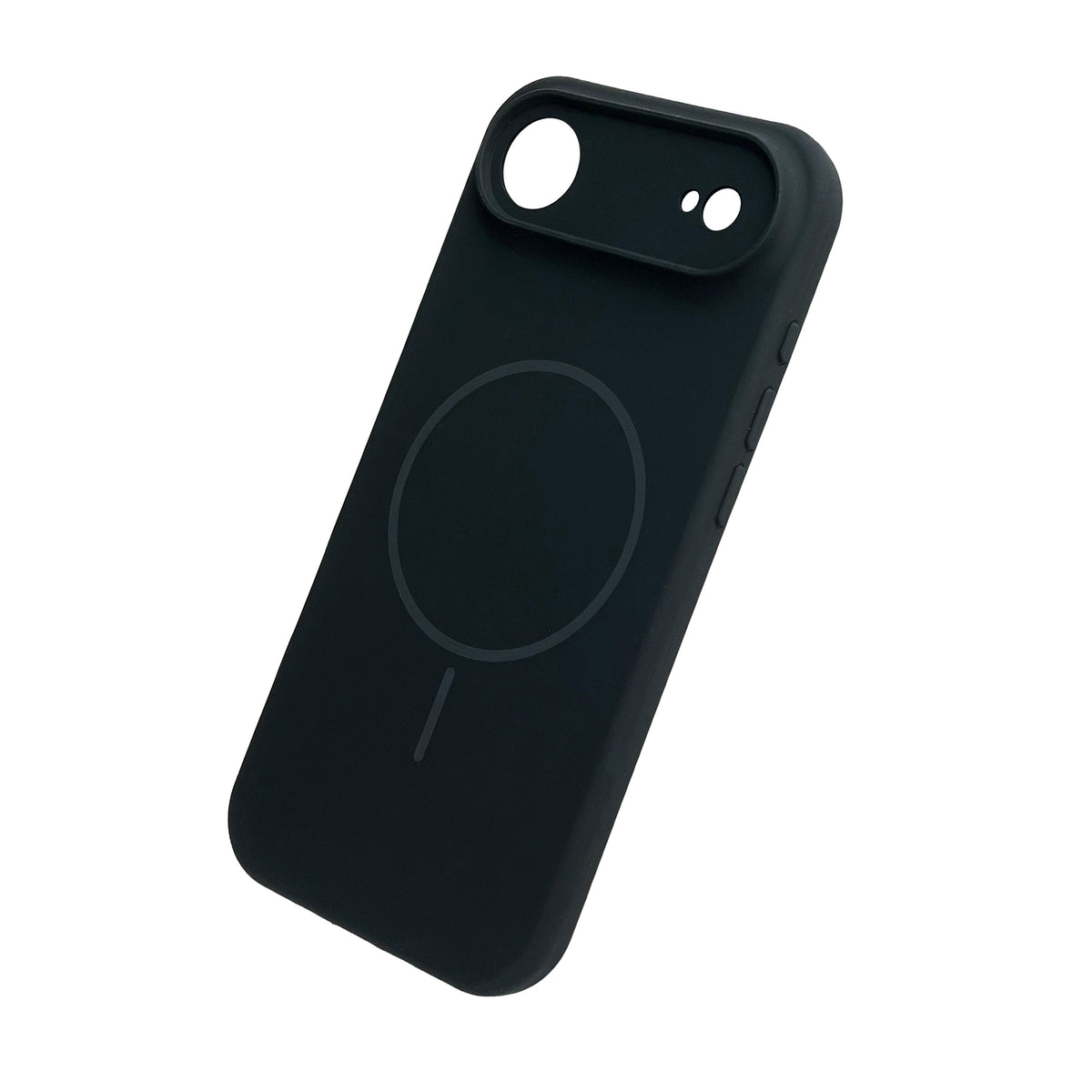 Apple iPhone Air Hülle - Schwarz - Liquid-Silikon-MagSafe-Backcover