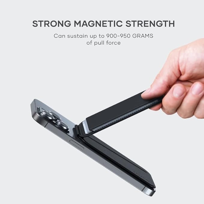 Casemania Magnetisch Pasjeshouder met Kickstand voor Samsung - Donker Paars